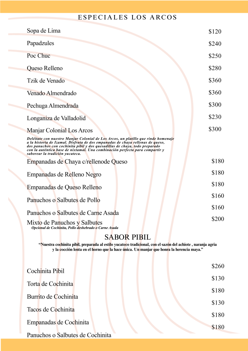Restaurante Los Arcos Menu - Image 3